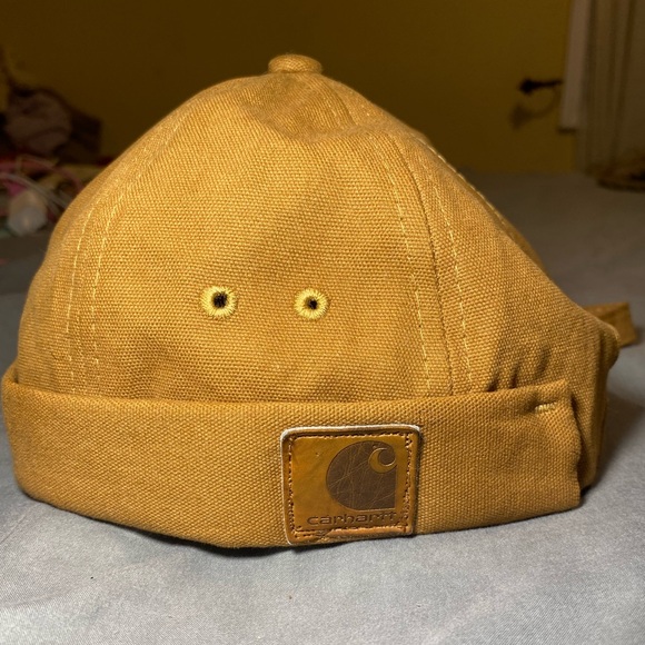 Carhartt Other - Upcycled Carhartt cotton docker hat with a rolled cuff and a brimless design